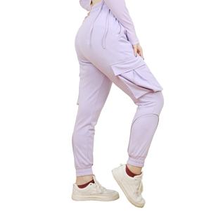 Top corto con cremallera, chándales para mujer, bolsillo en pantalón, nuevo estilo, Gimnasio Deportivo, chándal con logotipo personalizado para mujer - Product Image 4