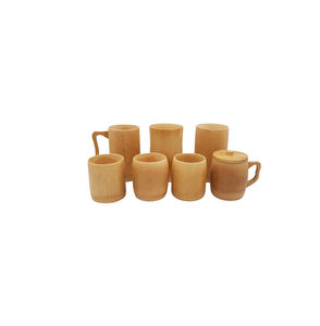 Wooden <b>Cup</b> Handmade Natural Beech Wood Drinking Mug for <b>Coffee</b> Tea Milk Eco Friendly from Vietnam - Product Image 1