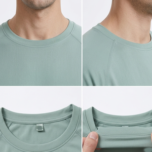 Camiseta de hombre de marca, 100% algodón, diseño personalizado, corte ajustado, camisetas sólidas, camisetas de manga corta para hombre - Product Image 4