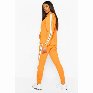 Ensemble de survêtements pour femmes de qualité supérieure, design uni, 100 % coton, comprenant un sweat à capuche et un pantalon de jogging - Product Image 6