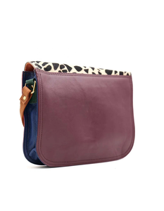 Bolso cruzado vintage único Estilo occidental Multi-Color Cowgirl Monedero de moda Bolsos multicolores de cuero genuino - Product Image 3