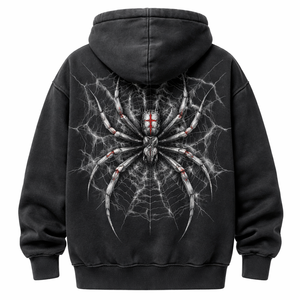 Sudadera con Capucha de Invierno para Hombre, 100% Algodón, Diseño de Araña Estampado y Bordado, Personalizada al por Mayor - Fabricante y Proveedor - Product Image 2