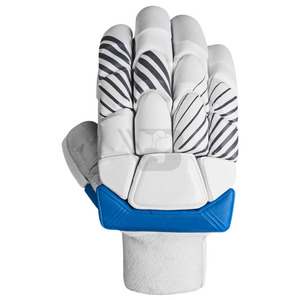 Custom Design Pro Quality Cricket Batting Gloves Leather Palm Ambidextrous <b>Velcro</b> <b>Strap</b> Closure Breathable OEM Cricket Equipment - Product Image 3