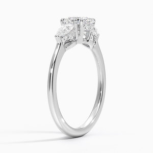 SOJ <b>Ring</b> 09 <b>Oval</b> Cut 925 Silver Adorned Opera Three Stone Diamond <b>Ring</b> 2ct D Color VVS1 <b>Moissanite</b> GRA Certified Low Price - Product Image 2
