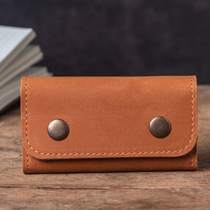 Luxury leather key holder case crafted for business meetings and travel convenience leather key holder <b>wallet</b> <b>smart</b> key <b>wallets</b> - Product Image 5