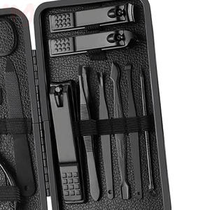 Professional 12 Piece Manicure Set Nail Clippers Pedicure Kit Stainless Steel Grooming Beauty Tools Set - Product Image 2