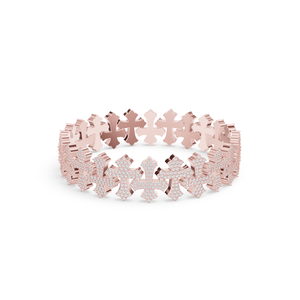 Aurum Diam Gold <b>Silver</b> Open <b>Cuff</b> <b>Bracelet</b> Name Pendant Micro Pave Moissanite Charm EGI Certified Crown Shape Hip Hop Unisex - Product Image 4