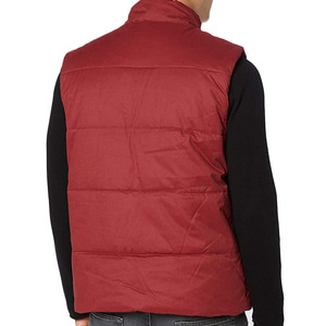 Gilet matelassé réversible imperméable avec logo personnalisé, col roulé sans manches, fermeture éclair, pour homme et femme, idéal pour l'hiver - Product Image 2