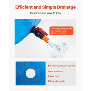 Tanque Plegable de PVC para Peces Koi de 818 Galones, Tanque para Peces Dorados con Marco Estable, Estanque para Peces de Lona, Accesorios para Acuarios - Product Image 5