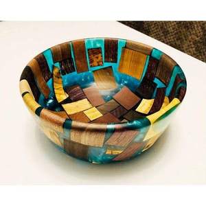 ชามน้ำเต้าไม้เคลือบอีพ็อกซี่เรซิ่นขัดเงา ทำมือ หรูหรา เป็นมิตรกับสิ่งแวดล้อม ขนาดเล็ก เหมาะสำหรับเป็นของขวัญทางธุรกิจ ใช้ในครัวสำหรับใส่ซอส จัดเก็บ และเสิร์ฟ - Product Image 1