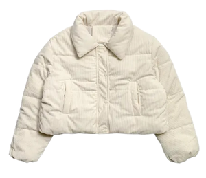 Veste bomber pour homme en tricot épais pour l'hiver, boutonnée sur le devant, imperméable, coupe-vent, chaude, rembourrée en coton, veste d'extérieur - Product Image 1