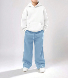 Survêtements pour enfants en coton 100% personnalisés, sweat-shirts à capuche et pantalons de jogging, haute qualité, nouveau style, mode, survêtements de jogging pour enfants - Product Image 1