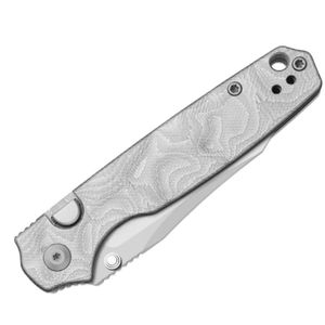 Couteaux pliants de haute qualité avec lame incurvée tranchante, manche texturé noir et design de poche portable pour la randonnée et le camping - Product Image 5
