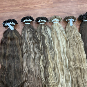Extensions de cheveux en kératine à pointe plate, 100% cheveux humains, vente en gros directe d'usine, qualité supérieure du Vietnam à prix abordable - Product Image 6
