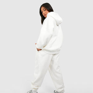 Conjunto Deportivo Casual de Felpa Gruesa Personalizado para Mujer, de Fábrica - Product Image 2