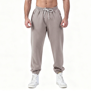 Pantalon de jogging en molleton personnalisé pour homme – Coupe ample et décontractée, taille mi-haute – Fabricant OEM/ODM - Product Image 3