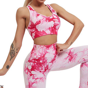 Ropa de Gimnasio y Fitness para Mujer, Conjuntos de Yoga, Nuevo Estilo Casual, Conjunto de Yoga Personalizado para Mujer, Conjunto de 2 Piezas, Ropa de Yoga - Product Image 3