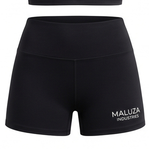 Conjunto Deportivo Formal para Mujer, Leggings Acanalados, Top Corto, Pantalones Cortos, Transpirable, Spandex/Nailon/Algodón, Secado Rápido, Cintura Elástica, Uso Diario - Product Image 3