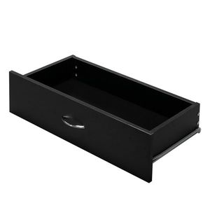 Black S Four Drawer Chest of Drawers Sockets (2USB+2 Sockets) 66*33*73cm Pitted Particle Board with Triamine Paste Dressers - Product Image 3