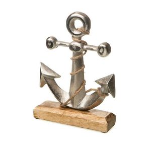 Forme d'ancre Fabriqué à la main au design unique Ornement décoratif de Noël Étagère et décoration de table Matériau de haute qualité Durable Home Deco - Product Image 2