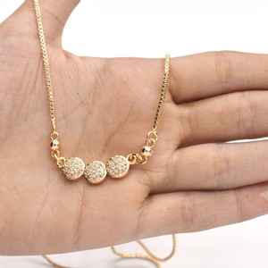 Collar de Aleación Dorada para Niñas, Estilo Pakistaní - Product Image 2