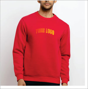 เสื้อสเวตเชิ้ตผู้ชายทรงหลวมผ้าฝ้าย 100% สกรีนโลโก้ได้ สตรีทแวร์ สวมใส่สบาย ระบายอากาศดี บริการ OEM - Product Image 1