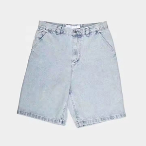 Pantalones Cortos Bermuda Negros para Hombre con Bolsillos, Cintura Media, Estilo Casual, Tejido de Tela, Cierre de Botón, Diseño de Color Sólido - Product Image 5