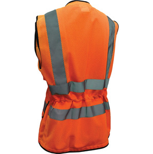 Gilet de sécurité haute visibilité, équipement de sécurité réfléchissant, matière en maille respirante pour les travailleurs du bâtiment et du chantier, gilet pour hommes - Product Image 2