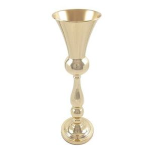 Modern Silver Metal Trumpet Vase Elegant <b>Tall</b> Flower Vase Luxury <b>Table</b> Centerpiece For Wedding Home Polished Bud Decor Vases - Product Image 3