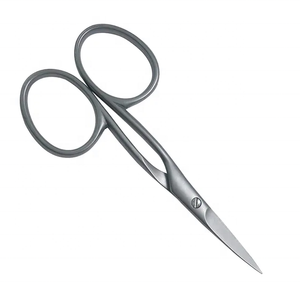 Stainless Steel <b>Cuticle</b> Scissors Straight Blade Sharp Tip Round Hole Black White Speckled Handle Beauty <b>Tools</b> for Adults Durable - Product Image 2