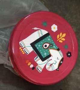 Modern Printed Iron Masala Storage <b>Box</b> Decorative Round Spice Holder for Kitchen Accessories Printed Iron Spice Containers - Product Image 6