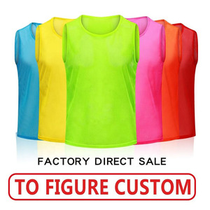 Custom Polyester Soccer Training Vest Mesh <b>Football</b> <b>Bibs</b> Scrimmage Pennies for Team Sports - Product Image 2