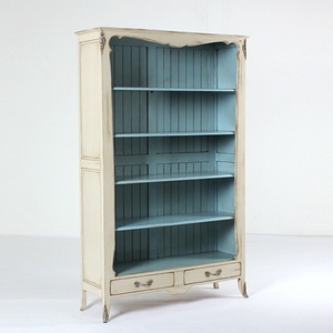 Indonesian Furniture Sideboards Series 2006 Main Material Solid Mahogany Wood Has 5 Shelves And 2 <b>Small</b> <b>Drawers</b> Stylish Desig - Product Image 5