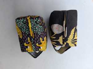Quilted Cotton Eco-Friendly Makeup Bag <b>Medium</b> Travel Cosmetic <b>Case</b> with Zipper Closure Soft Handle Light Weight - Product Image 2