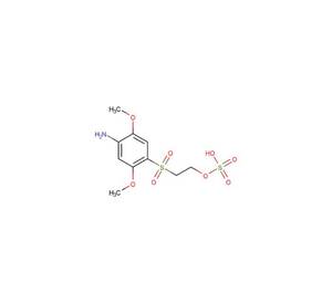 2-((4-Amino-25-Dimethoxyphenyl) Sulfonyl) Éthylhydrogensulfate, intermédiaires de colorants, pureté 85 %, pour la recherche et l'utilisation en laboratoire - Product Image 2