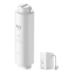 Sistema di filtraggio acqua a osmosi inversa a 9 stadi da 400 GPD, riduce il piombo, con cartuccia RO sostituibile, colore rosso, garanzia 24 mesi - Product Image 1
