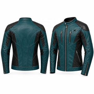 Chaqueta de Motocicleta de Cuero Edición Signature |   Té Negro Borgoña Marrón |   Fabricante OEM ODM |   Diseño de Calidad Premium | - Product Image 3