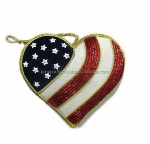 Adorno de molino de viento hecho a mano bordado con cuentas de acero inoxidable chapado en oro árbol de Navidad colgante vacaciones temporada decoración del hogar - Product Image 3