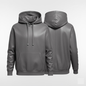 Sudaderas con capucha de cuero para hombre, chaquetas de cuero informales para compradores de exportación, diseñadas con textura suave, cálidas, cómodas y de ajuste premium. - Product Image 4