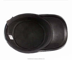 Chapeau haut de forme Plaid chaud Gennie cuir fait OEM ODM Services casquettes - Product Image 4