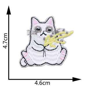 Factory Wholesale Custom Embroidery Patches Iron On Duck <b>Animal</b> Badge 3D Embroidered Fabric Patch for Kids Hats Bags Jackets DIY - Product Image 5