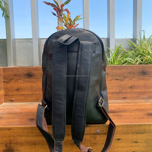 New OEM Customized Famous Brand Luxury Full Grain Genuine Cow Leather <b>Backpacks</b> Business Travel Sport <b>Laptop</b> <b>Backpacks</b> for Men - Product Image 5