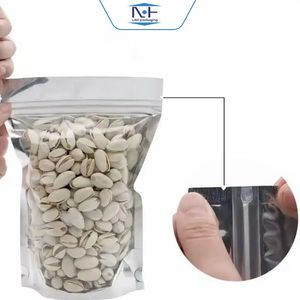 Excellent matériau HDPE résistant à l'humidité, fabrication OEM/ODM au Vietnam, soufflet latéral, qualité alimentaire, fermeture éclair supérieure, protection robuste et économique LQ APN - Product Image 5