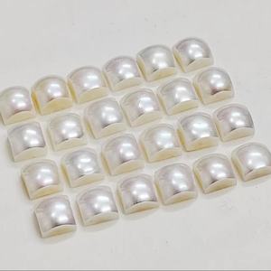 ไข่มุกน้ำจืดทรงเหลี่ยมสีขาว AAA ขนาด 4-6 มม. สำหรับทำเครื่องประดับ ราคาขายส่ง - Product Image 1