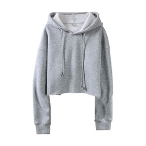 เสื้อฮู้ดผู้หญิงพิมพ์ลายตามสั่ง ผ้ากำมะหยี่ยาว 100% ผ้าฝ้าย แขนพอง มีฮู้ด สไตล์สตรีทแวร์สำหรับฤดูหนาว ซักแล้วแห้งเร็ว ระบายอากาศได้ดี - Product Image 1