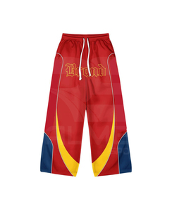 Ensemble de survêtement unisexe décontracté, veste à fermeture éclair à manches longues avec pantalon à cordon de serrage, design bicolore, style sportif - Product Image 5