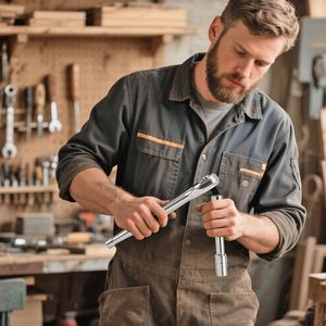 Set di chiavi a bussola da 33 pezzi da 1/2 pollice SAE e metrico con cricchetto e prolunga per riparazioni auto - Product Image 2