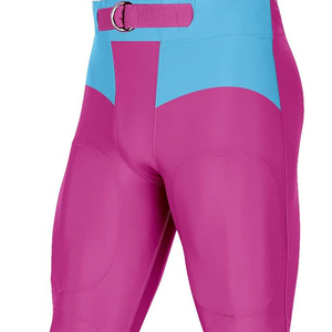 Pantalones de Fútbol Acolchados con Bloques de Color para Mujer, con Cierre de Cinturón, Estilo Ajustado para Adultos, para Todas las Temporadas, Material de Spandex y Poliéster - Product Image 4