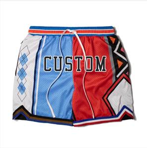 Pantalones Cortos de Baloncesto Personalizados de la Mejor Calidad, Transpirables, de Talla Grande, de Secado Rápido, Totalmente Estampados, Estilo Urbano, en Venta - Product Image 4