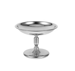 Hot Sale Silver 200ml Stainless Steel <b>Tall</b> Ice Cup Multi-Function Goblet Ice Cream Yogurt Salad Pudding Bowls for Restaurant - Product Image 1
